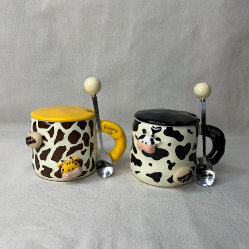 ماگ درب دار سرامیکی مگنتی درب دار