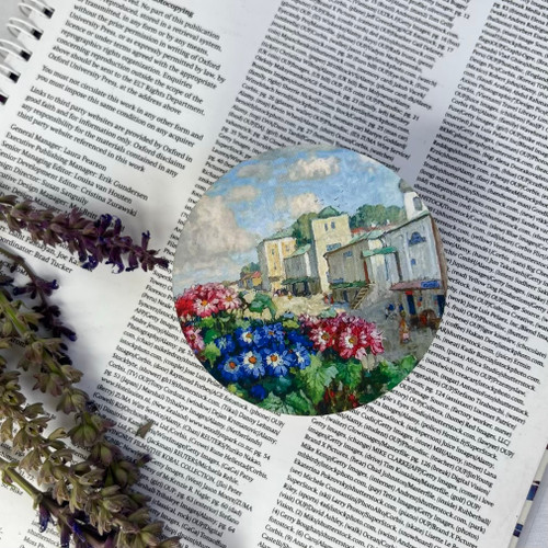 جاجواهری چوبی گرد چاپی ۰۸۱۳