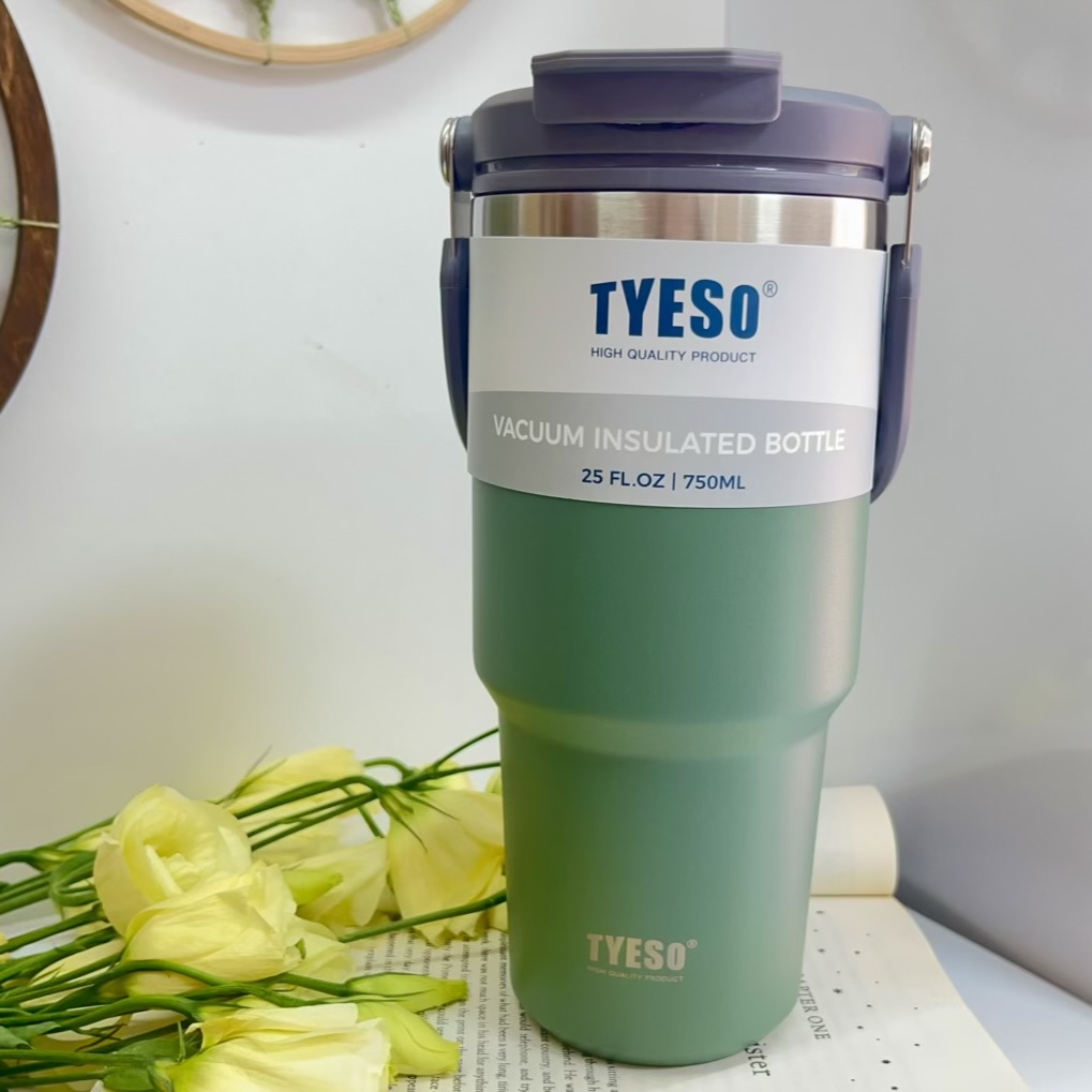 تراول ماگ دو‌حالته بدنه ضد خش ۷۵۰میل TYESO